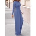thumbnail image 3 of Conjunto Lounge de Dos Piezas para Mujer PRETTYGARDEN Azul Talla M, 3 of 8