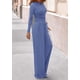thumbnail image 3 of Conjunto Lounge de Dos Piezas para Mujer PRETTYGARDEN Azul Talla M, 3 of 8
