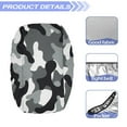 thumbnail image 6 of Jeiento Gray Camo Print Winch Cover Dust-Proof Winch Protection Cover Compatible with Most 8500-17500 Lbs Electric Winches, 6 of 7
