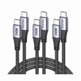 thumbnail image 1 of wonima11 240W USB C to USB C Cable, 3-Pack (6.6ft+3.3ft+3.3ft) USBC to USBC Cable, Braided Type C to Type C Cable Fast Charging for iPhone 16 15 Pro Max, MacBook Pro, IPad Pro, Galaxy S24 Ultra, 1 of 1