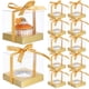 thumbnail image 1 of 12 cajas transparentes para pasteles, de PVC, para empaquetar y organizar pasteles, con cinta, 1 of 8