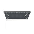 thumbnail image 2 of ALEKO 12' x 10' Grey Manual Retractable Patio Awning Sunshade, 2 of 7