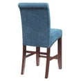 thumbnail image 3 of 24" Parsons Barstool with Antique Bronze Nail Heads in Navy Fabric, 3 of 6