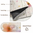 thumbnail image 6 of Watercolor Colorful Floral Round Area Rug 3Ft Washable Small Circle Rugs for Kitchen Entryway, Spring Summer Flowers Non-Slip Carpet Floor Mats Indoor Outdoor Carpet Runner Aesthetic Home Decor, 6 of 8