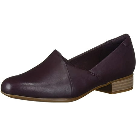 Clarks 26146735: Women's Juliet Palm Burgundy Leather Loafer (10 B(M) US Women)