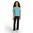 thumbnail image 5 of Reebok Girls Relay Slinky Jersey Cropped Short Sleeve T-Shirt, Sizes 4-18, 5 of 7