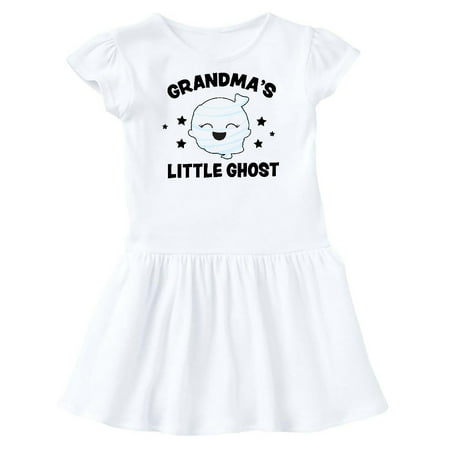 

Inktastic Cute Grandma s Little Ghost with Stars Gift Toddler Girl Dress