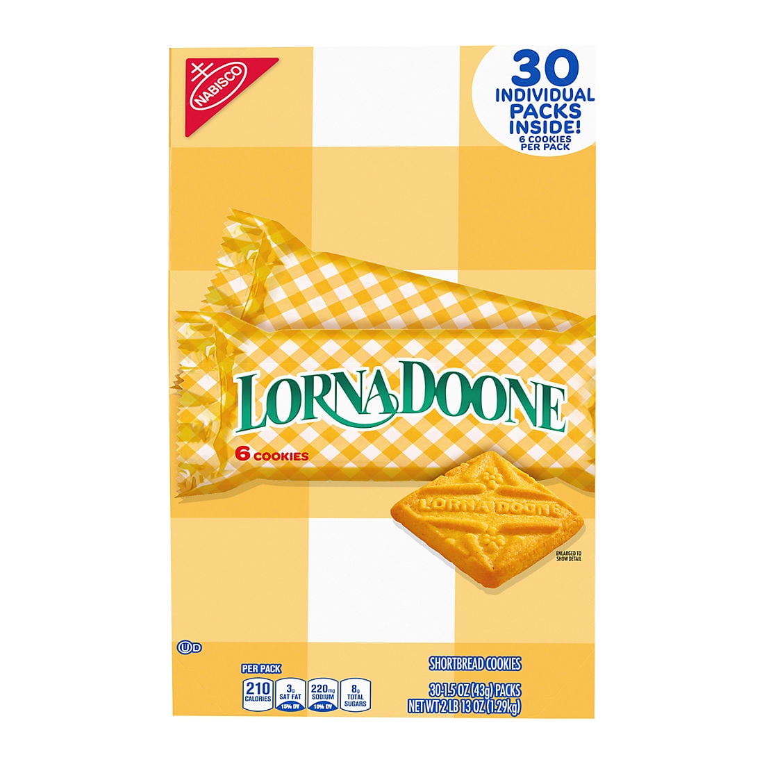 Lorna Doone 30ct Cookies 1.5oz Each Pack