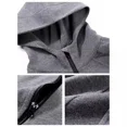 thumbnail image 5 of Sudadera con capucha y cremallera para mujer, color morado, estilo coreano informal, 5 of 5