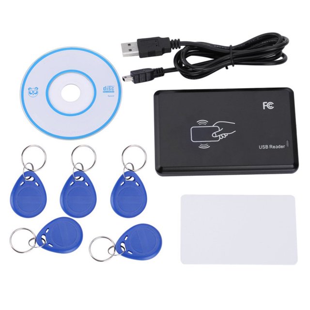 125 khz Programmer RFID Duplicator Copier EM ID Card Reader Writer Copier EM4305 T5577 Keys Cards