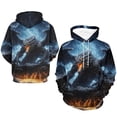 thumbnail image 4 of LAOLIUSN Men's Traditional Dragon Hoodie Funny Anime Graphic Sweatshirts Size S–4XL, 4 of 7