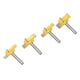 thumbnail image 3 of Broca para ranurar superficies Bling Bling 1/4 pulgadas 4 ranuras fresa CNC para carpintería, 3 of 12
