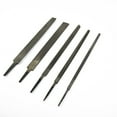 thumbnail image 2 of 5 Pcs 6 Inch Industrial Steel Files Set Flat/Round/Half Round/Triangle/Square for Grinding And Polishing Workshop Equipment, 2 of 9