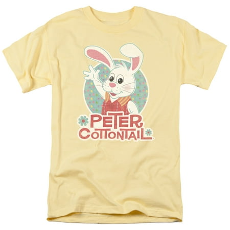 Here Comes Peter Cottontail Peter Wave Mens Short Sleeve Shirt