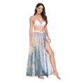 thumbnail image 2 of FORMRS Womens Long Sarong Beach Wrap Semi-Sheer Bikini Skirt Bathing Swimsuit Cover Up, Night Deer, 2 of 7
