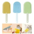 thumbnail image 2 of Innovative Cats Tongue Comb Double Side Cats Brush Silicone Pet Brush for Effective Furry Removal and Massage, 2 of 8