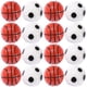 thumbnail image 2 of Juego de baloncesto de fútbol deportivo de 20 piezas, accesorio para exteriores de casa pequeña, decoración en miniatura, 2 of 5