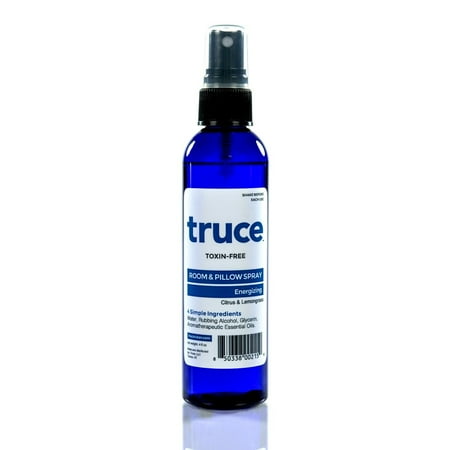 - Truce Energizing Room & Pillow Spray, Citrus & Lemongrass, 4 Oz