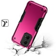 thumbnail image 4 of For Motorola Moto G 5G 2024 Premium Tough Shockproof Hybrid Heavy Duty 2in1 TPU Bumper Rugged Rubber Armor Cover ,Xpm Phone Case [ Hot Pink ], 4 of 8