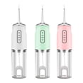 thumbnail image 4 of Flosser De Agua Dental Portátil, Irrigador Oral Eléctrico Recargable, 3 Modos, Hilo Dental De Agua, Limpiador Dental Resistente Al Agua Con 4 Boquillas Inevent CE007296-01, 4 of 6