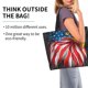 thumbnail image 2 of Disketp Eagle Head With American Flag Bolsa Tote Estampada para Mujer, Bolso de Hombro y de Mano para Compras y Viajes, 2 of 8