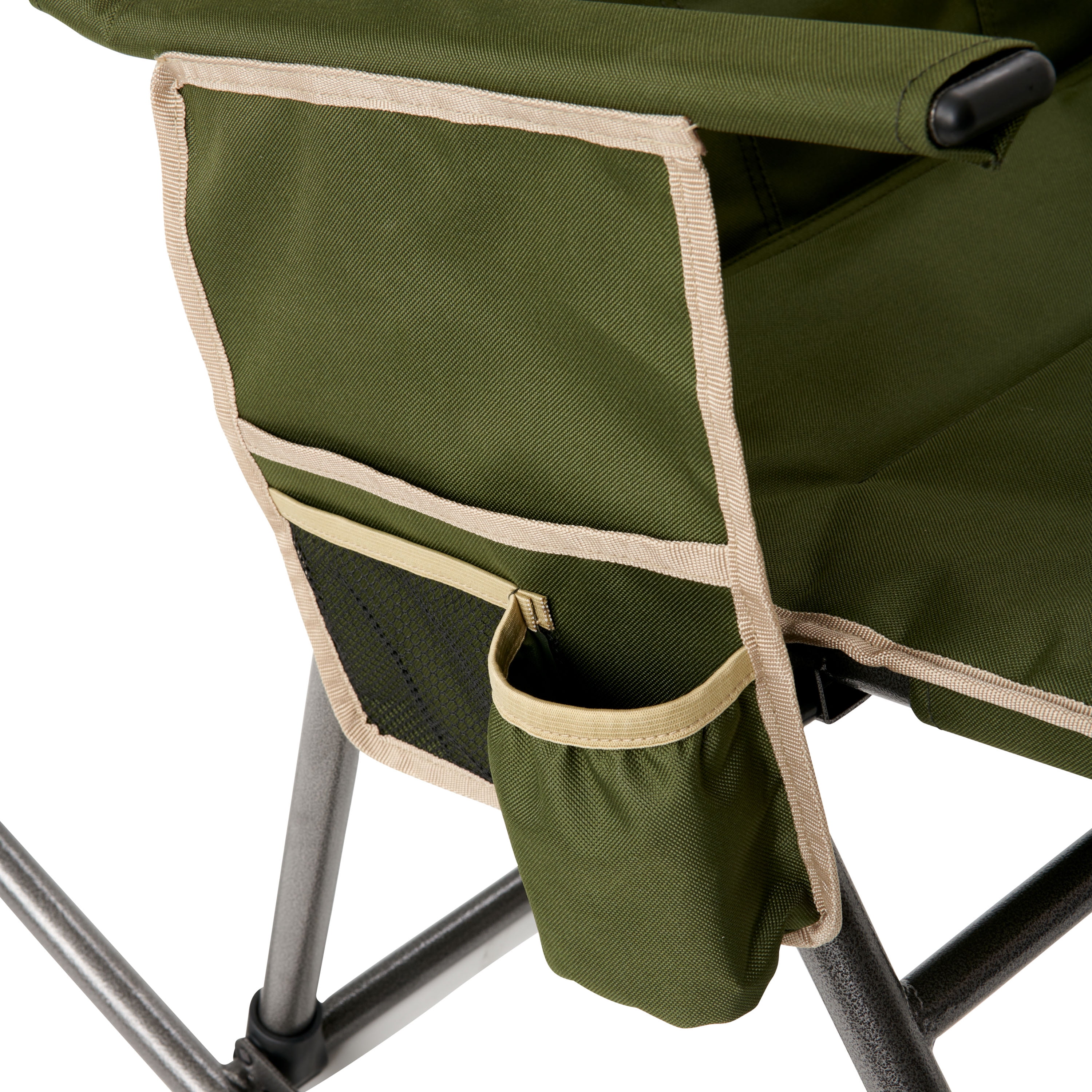 Slumberjack Moose Meadow Rocker Adult Camping Chair, Green 