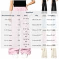 thumbnail image 4 of Rvasteizo Girls Wide Leg Sweatpants Ruffled Hem High Waist Casual Kids Long Pants 5-15Y 11 Years, 4 of 5