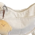 thumbnail image 2 of Bolso bandolera de pana Transpirable con colgante Duradero con cremallera Viaje de compras Sywqhk Para Estrenar, 2 of 3