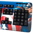 thumbnail image 3 of Teclado XTECH EDICION CAPITAN AMERICA USB Español Azul Xtech XTK-M401CA, 3 of 4