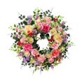 thumbnail image 3 of Corona artificial para puerta de 45 cm, accesorio fotográfico, adorno colgante creativo, corona floral para hogar, interior y exterior., 3 of 8