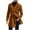 Yellow, variant on Wyobmus Men's Double Breasted Overcoat Solid Long Sleeve Pea Coat Classic Turndown Collar Winter Outwear Coat Black