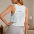 thumbnail image 2 of WAYUTE Womens Tank Tops Lightweight Loose Fit Yoga Cover Up Sleeveless Breathable Tank Top for Workout Sports Casual Wear, 2 of 7
