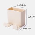 thumbnail image 3 of jesticaly Mobile Phone Holder Smartphone Hanging Storage Rack Wall Mounted Wall Mounted Remote Control Organizer Stand beige 1Set, 3 of 6