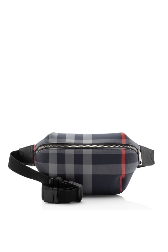 Pre-Owned Burberry Giant Check Sonny Bum Bag