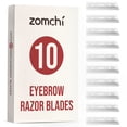 thumbnail image 1 of Cuchillas de Repuesto para Depiladora de Cejas ZOMCHI 10 Unidades en Acero Inoxidable, 1 of 7
