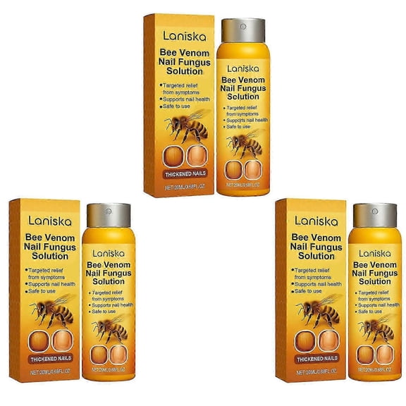 Bee-Venom Nail Fungus Solution - Nourishing Anti-Fungal Treatment for Healthy Nail & Toenail Growth for Men & Women