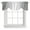 Gray, variant on Light Purple Ombre Tie Up Valance Curtains for Windows, Kitchen Curtains Window Shades, Modern Gradient Abstract Art Light Filtering Roman Curtain Valances for Bedroom/Bathroom/Cafe 42"x12"