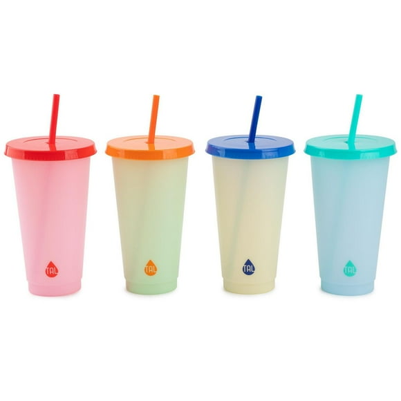 TAL Color Changing Tumbler Cups 24 fl oz, Solid Multi Color