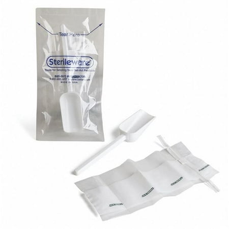 Manufacturer Varies Samp Scoop and Bag,2fl oz,20.5cm,WH,PK50 H36910-0000