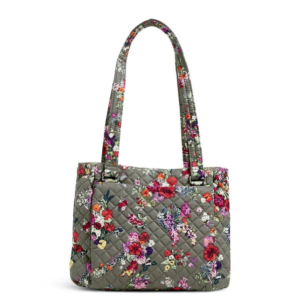 Vera Bradley Women's Recycled Cotton Shoulder Bag Hope Blooms