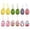 C, variante sur TIELUTT Œufs de Pâques Motif Polka Maternelle avec Lanière Poulet en Mousse et Lapin Bâtons Lumineux Décoratifs Colorés pour Œufs de Pâques Décorations de Fenêtre en Verre Lot de Piques à Baies Givrées
