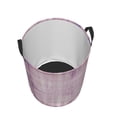 thumbnail image 4 of YFYANG Waterproof Laundry Hamper, Watercolor Purple Textured Laundry Basket Oxford Fabric with Handle Foldable, M, 4 of 8