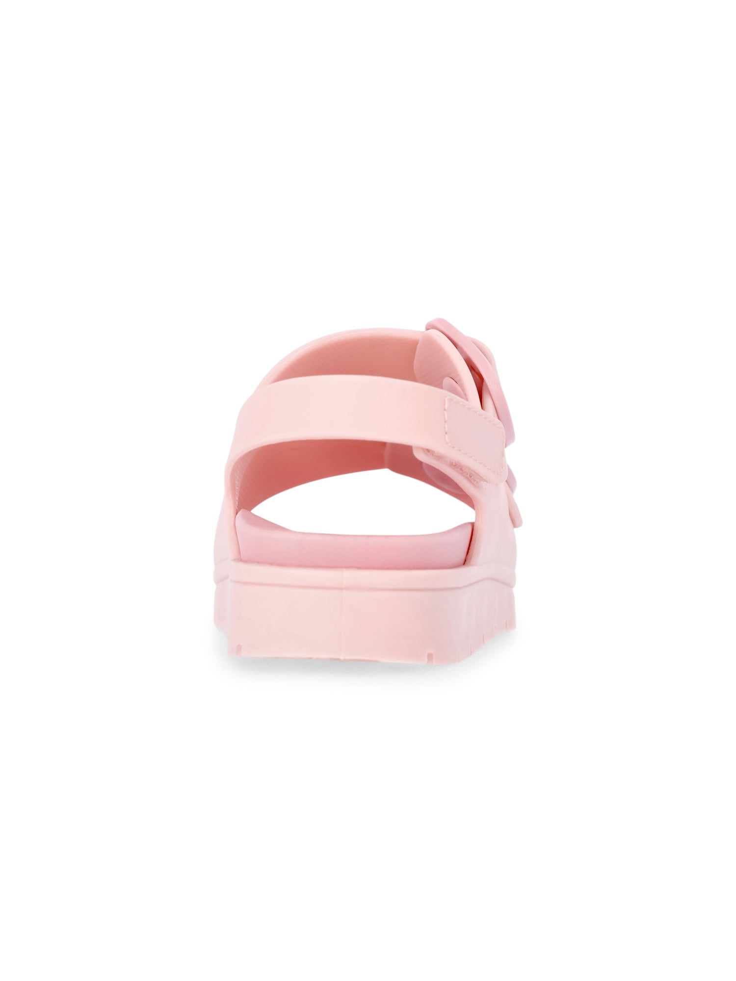 Wonder Nation Toddler Girls Two Buckle Jelly Sandals