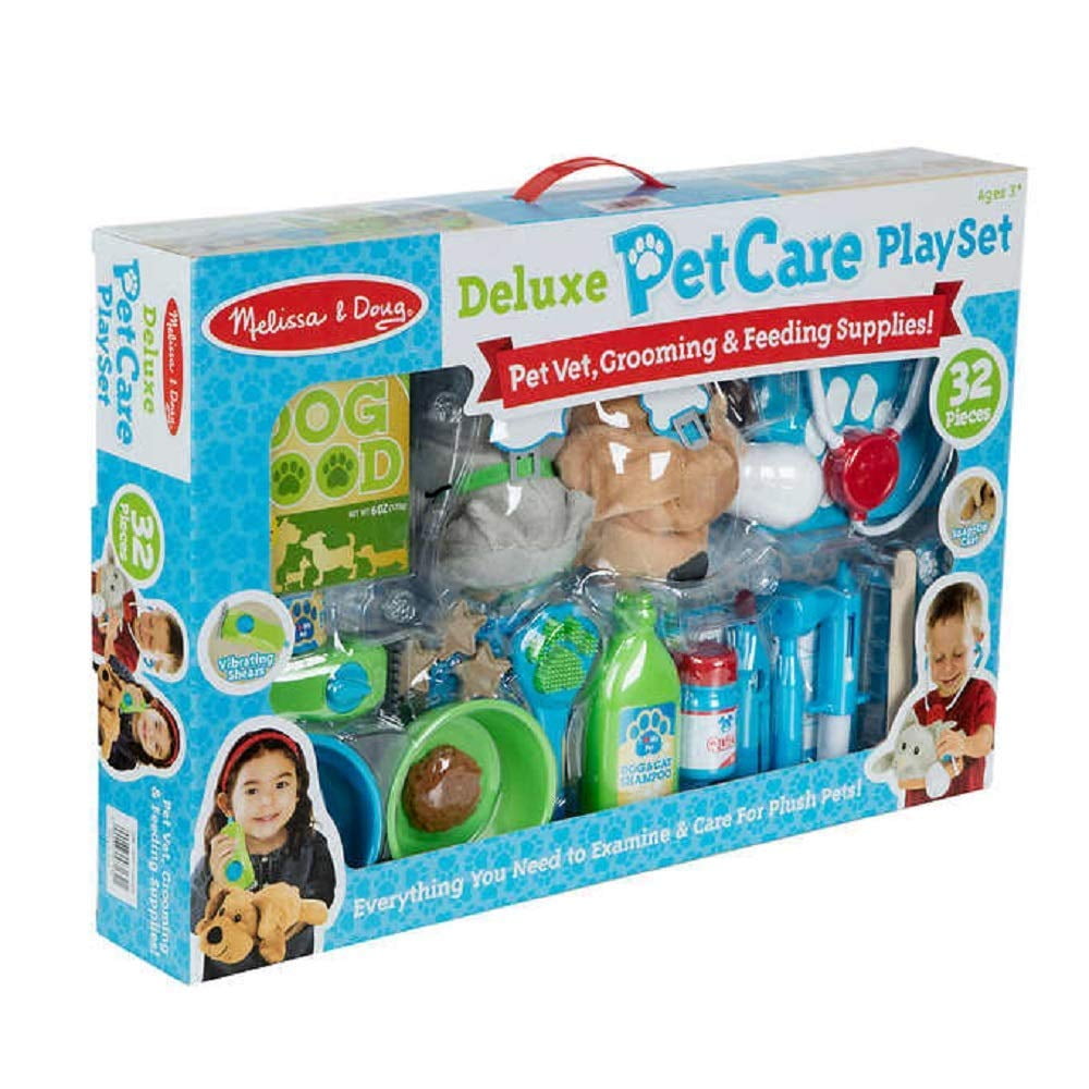Melissa & Doug # 8568 Wash and Trim Groomer Pet Care Play Set for sale online 
