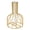Golden A, variant on KGJQ Decorative Glass Vase with Metal Wire Stand Clear Test Tube Vase with Iron Art Frame for Hydroponic Plant Modern Flower Container for Coffee Table Living Room