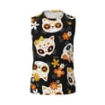 thumbnail image 6 of Lsque Cat Skulls and Flowers Print Men's Cotton Blend Sleeveless Muscle Shirts (S-3XL)- Moisture Wicking, Odor Protection, UPF 30+,Medium, 6 of 8