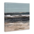 thumbnail image 4 of Stupell Industries Gloomy Traditional Beach Landscape & Nature Painting Wrapped Canvas Art Print Wall Art, 24 x 24, 4 of 8