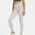 thumbnail image 2 of Pantalones de yoga de alto rendimiento con bolsillos laterales: leggings deportivos, nailon y spandex, ajuste ceñido y sujeción., 2 of 8
