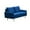Space Blue, variant on Kingway Furniture Almor Velvet Living Room Loveseat in Ginger