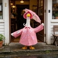 thumbnail image 6 of Nkmbld Scarecrow Porch Goose Decor for 23" Lawn Goose Statue, Seasonal Fall Sculpture Clothes for Outdoor Garden Yard Patio Party Decoration, 6 of 8